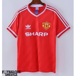 Manchester United 1986-1988 Retro Domácí Dres Krátký Rukáv